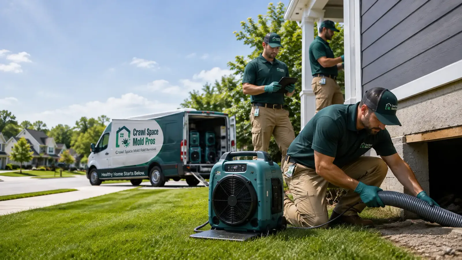 Crawl Space Mold Removal in Springboro, PA